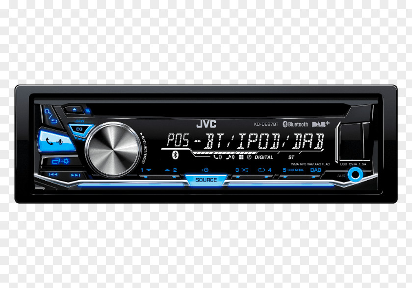 KD-X330BT Digital Media Receiver ISO 7736Car Car Vehicle Audio JVC PNG