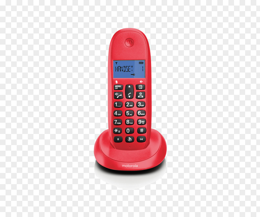 Motorola Cordless Telephone Digital Enhanced Telecommunications Dect C1001lb Turquoise Lenovo C1001 PNG