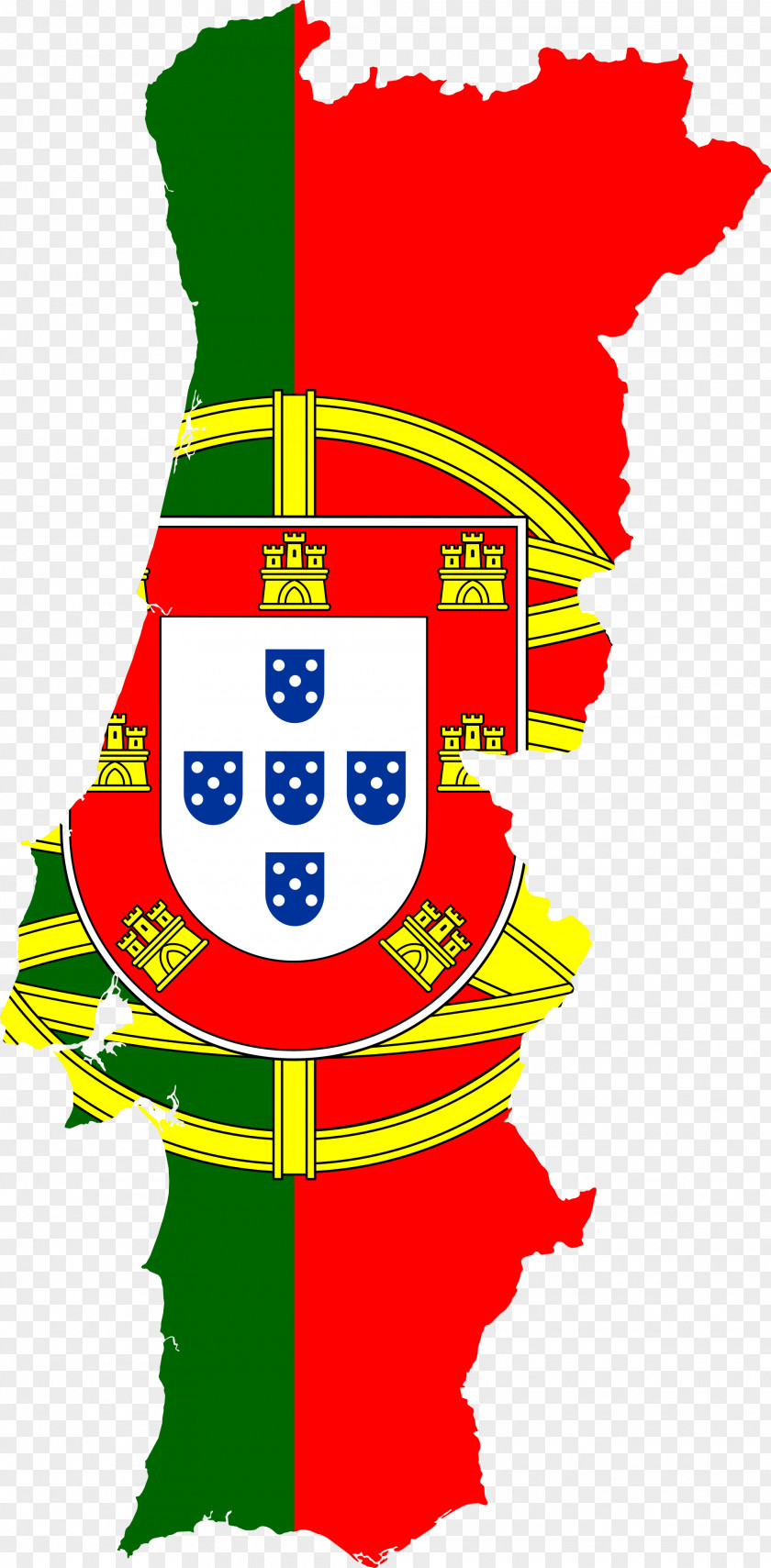 Portugal Flag Of Map PNG