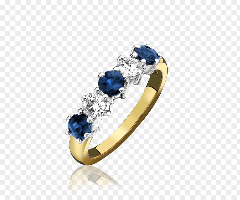 Sapphire Eternity Ring Diamond Jewellery PNG