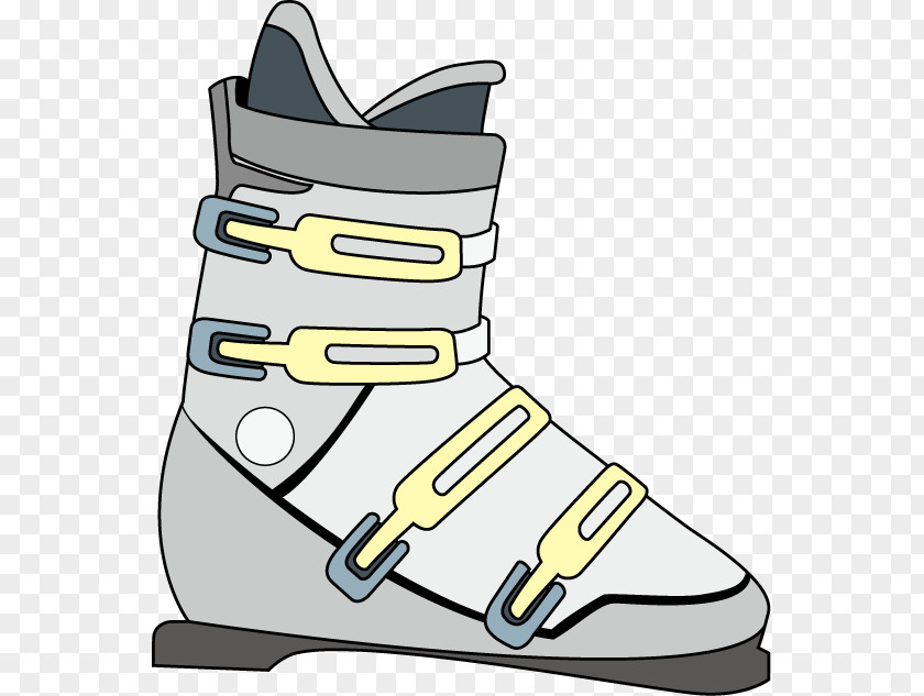 Slop Cartoon Winter Olympic Games Skiing Clip Art Ski Boots PNG