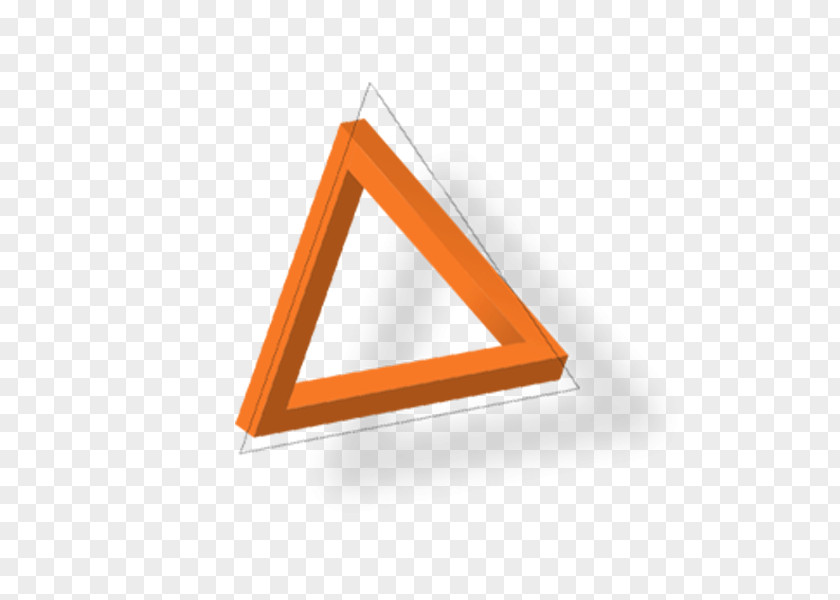 Three-dimensional Triangle Space Icon PNG