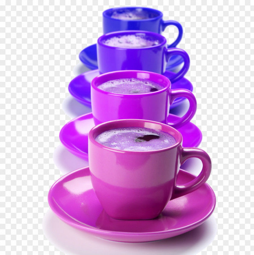Colorful Cup Drinks Coffee Tea Cafe Mug PNG