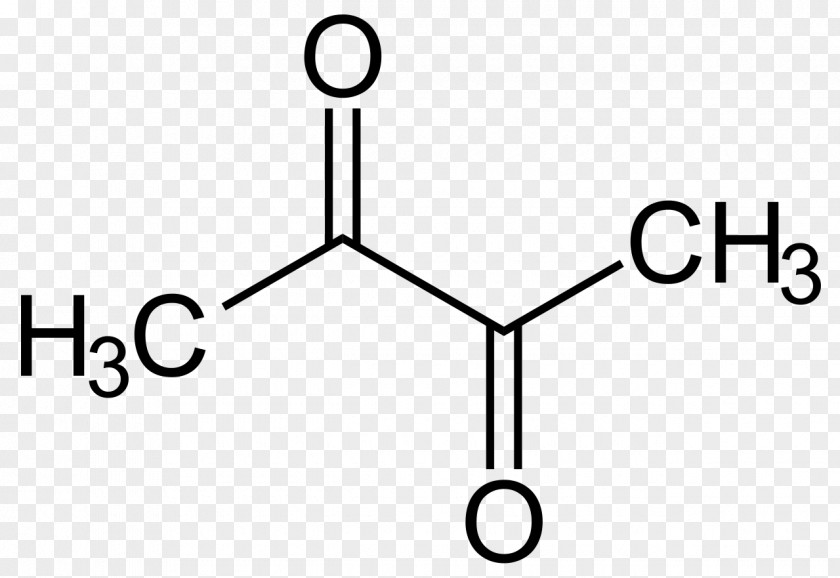 Diacetyl Chemical Structure Acetylpropionyl Diketone Structural Formula PNG structure formula, Butene clipart PNG