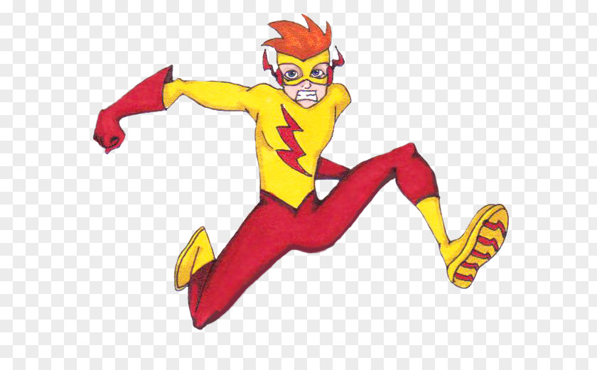 Kid Flash Clip Art Superhero Illustration Costume PNG