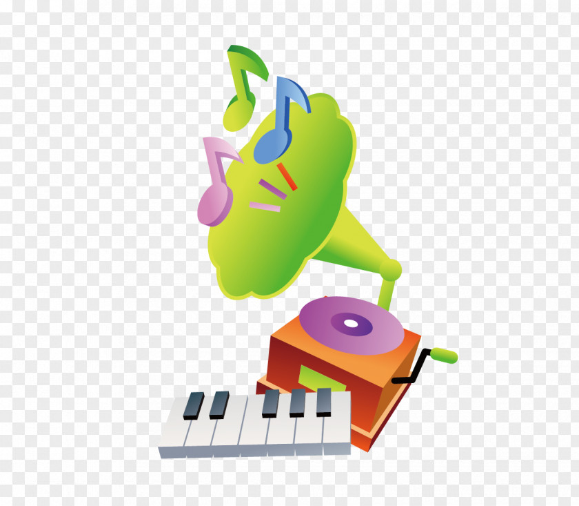 Music Piano Cartoon Illustration PNG Illustration, piano keys and trumpet clipart PNG