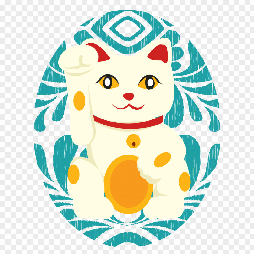 Cat Maneki-neko Luck Talisman Infant PNG