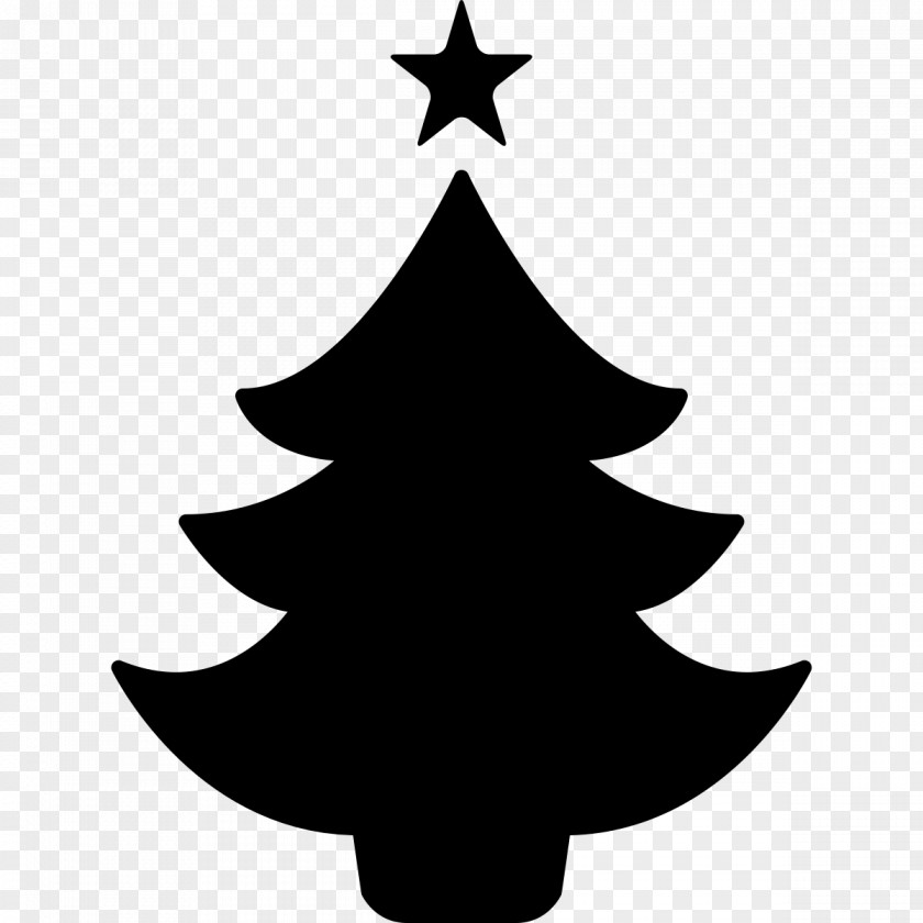 Christmas Tree Stencil PNG