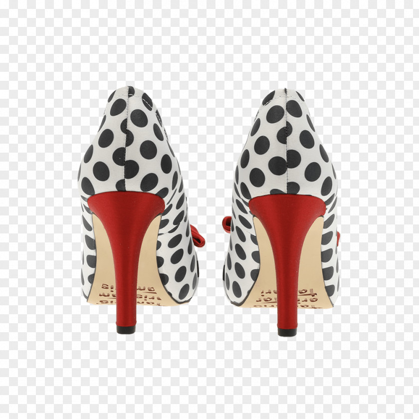 Design High-heeled Shoe Polka Dot PNG