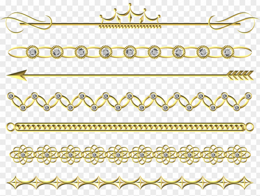Line Colored Gold Precious Metal PNG