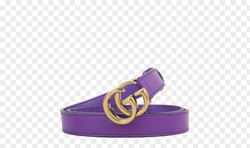 Ms. GUCCI Gucci Leather Belt Purple Color PNG