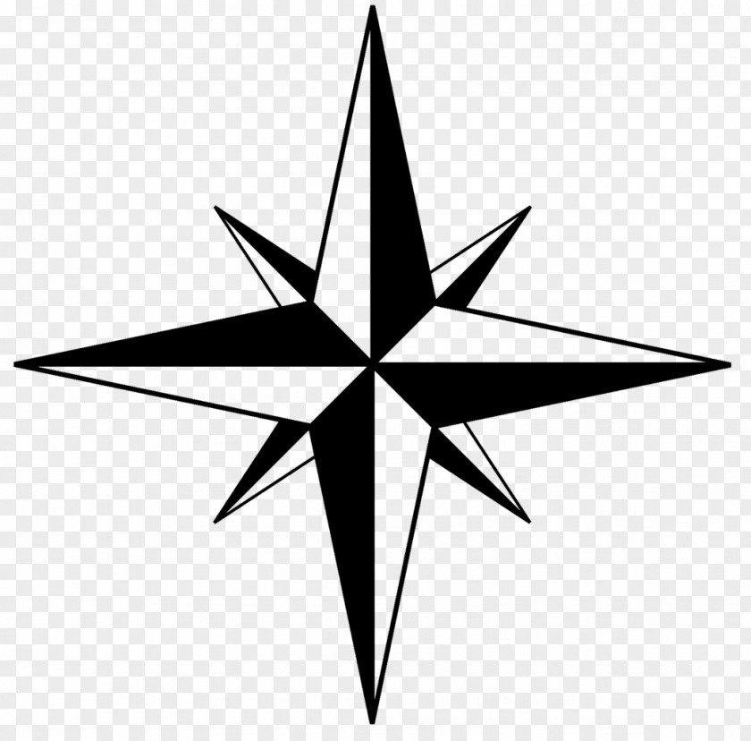 Nautical Elements North Compass Rose Wind PNG