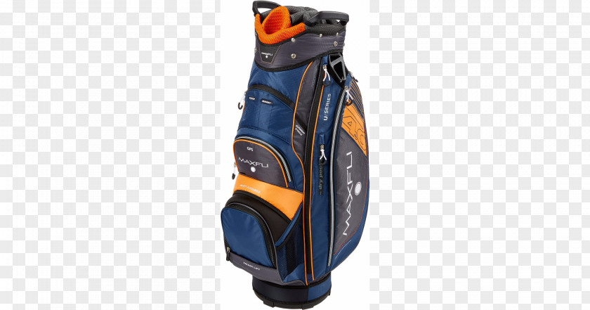 Orange Grey Maxfli Golfbag Cobalt Blue Product Design PNG