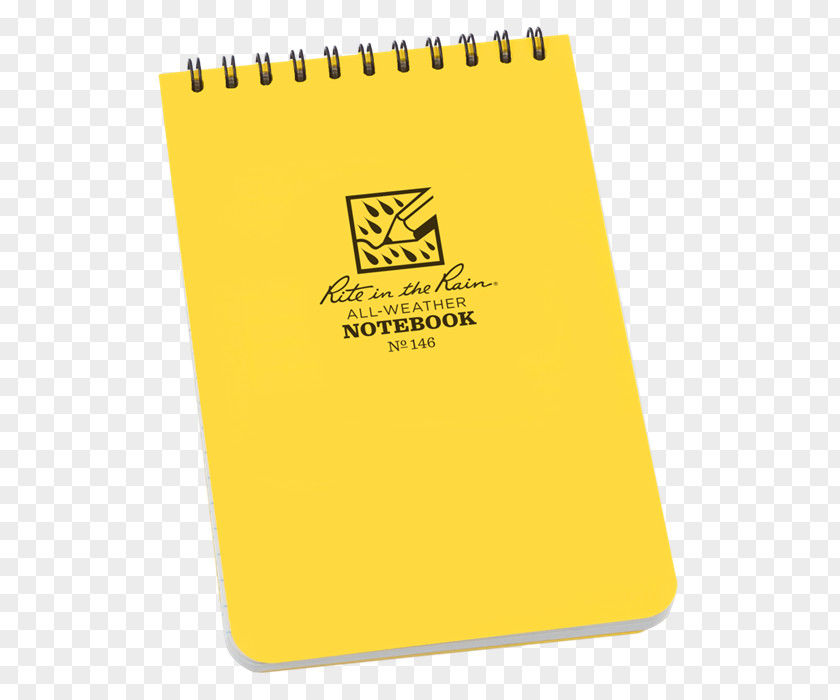 Spiral Wire Notebook Paper Rite In The Rain Yellow PNG