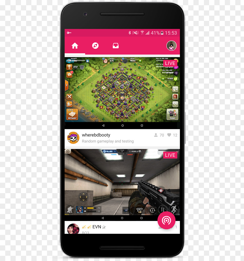 Android Social App TrashBox The Mobile Game Application Package PNG