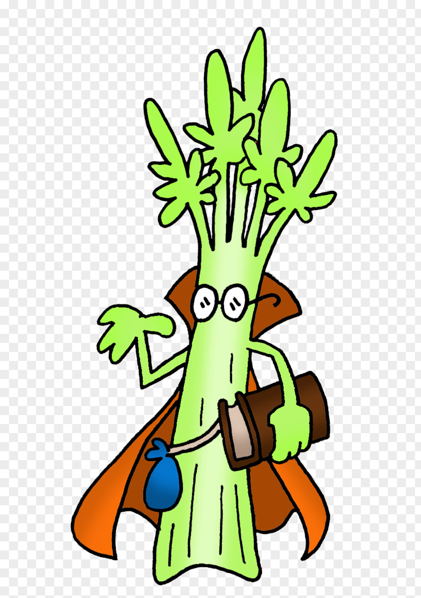 Celery Cartoon Clip Art Illustration Image PNG