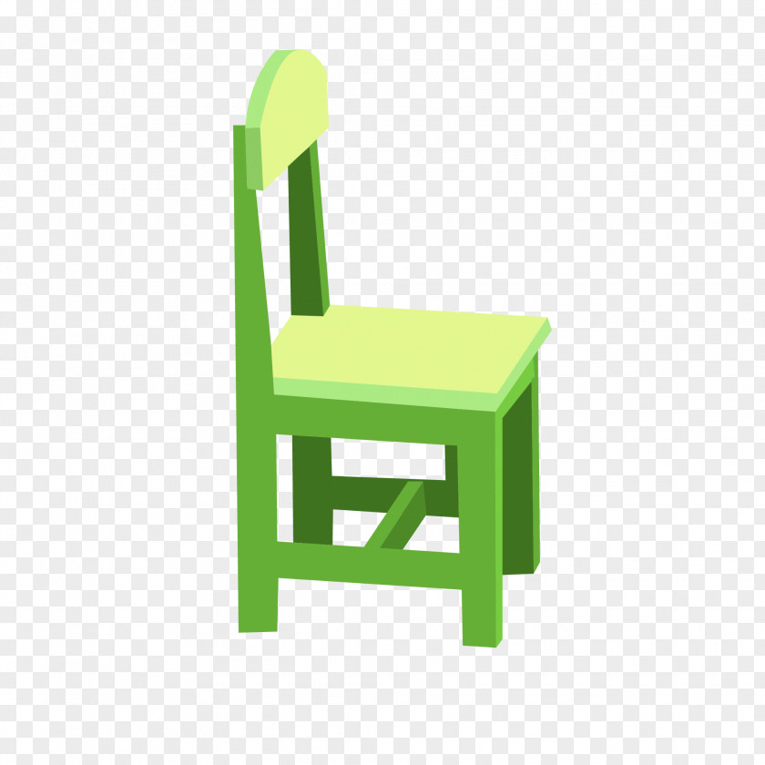 Vector Green Bench Children Table Seat PNG