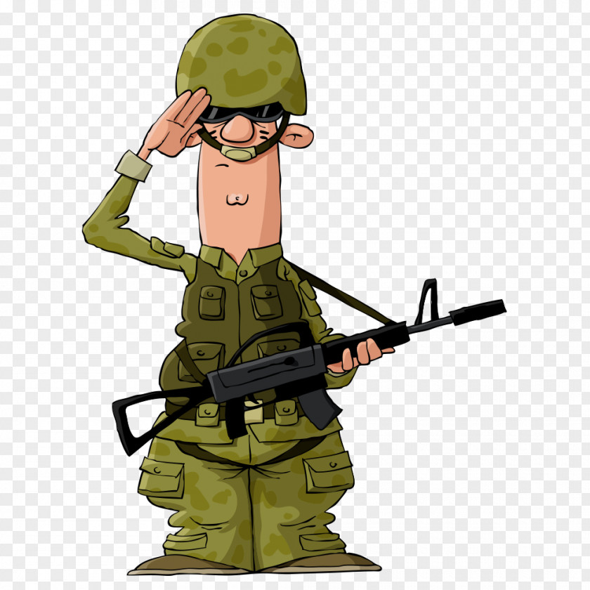 Vector Soldier Cartoon Army Clip Art PNG