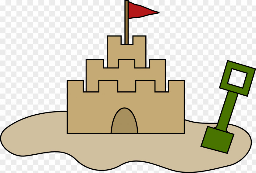 Beach Castle Shovel Sand Art And Play Free Content Clip PNG