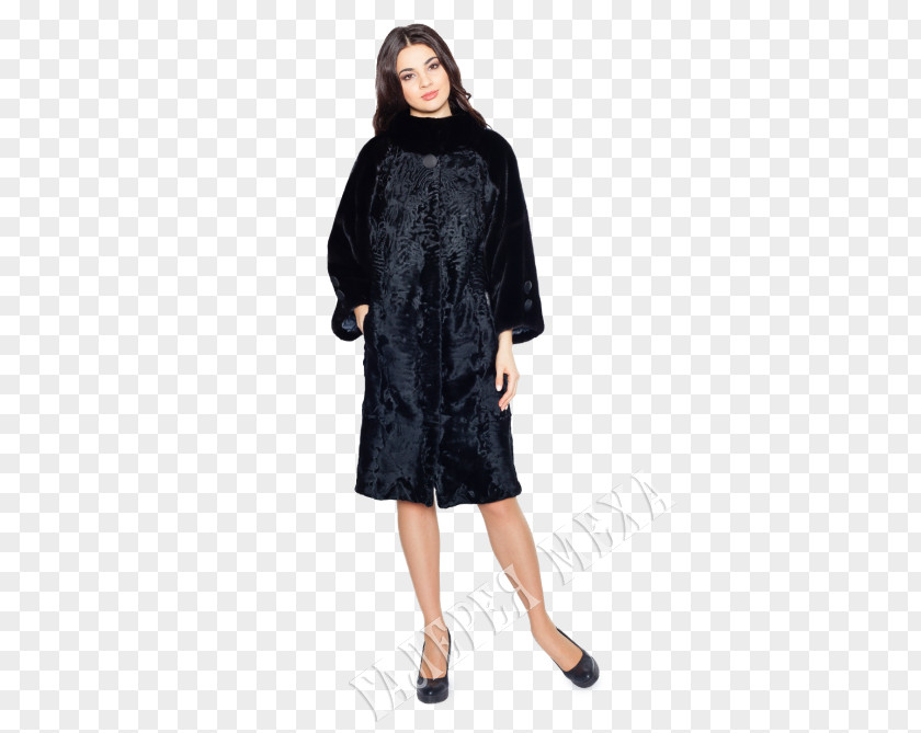 Fur Coat Little Black Dress Clothing Formal Wear PNG