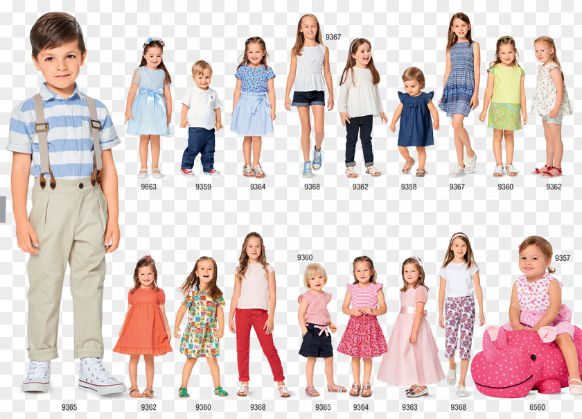 Jersey Clothing Dress Child Burda Style Pattern PNG