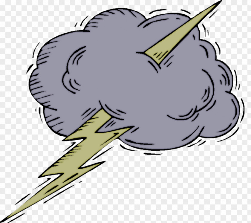 Lightning Thunderstorm Cloud Clip Art PNG