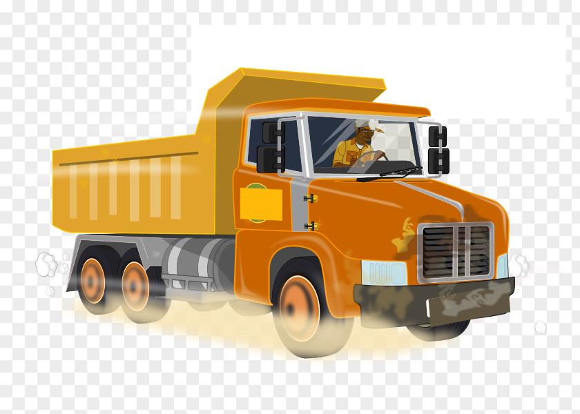 Pickup Truck Dump Car Clip Art PNG