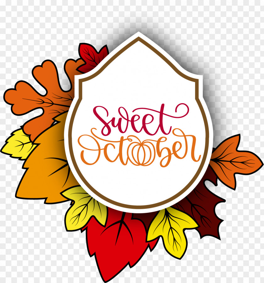 Sweet October October Autumn PNG