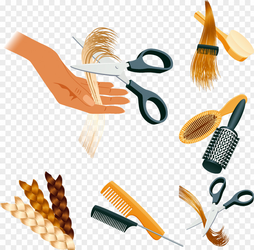 Barber Tools Tool Hair Care Scissors PNG