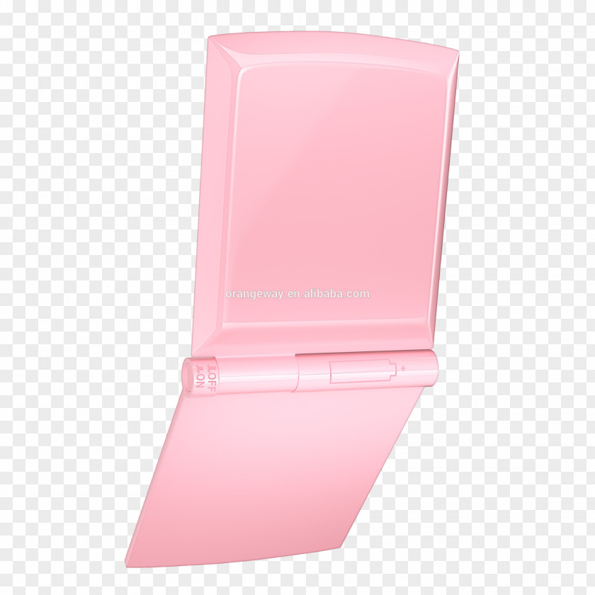 Make Up Mirror With Light Product Design Pink M Rectangle PNG