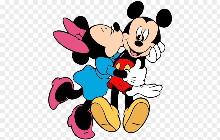 Mickey Kiss Minnie Mouse Daisy Duck The Walt Disney Company Clip Art PNG