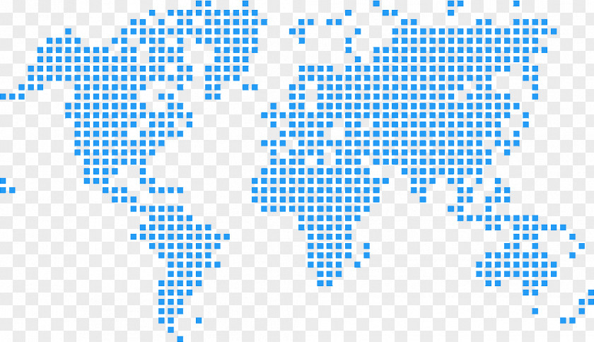 World Map Dot Distribution PNG