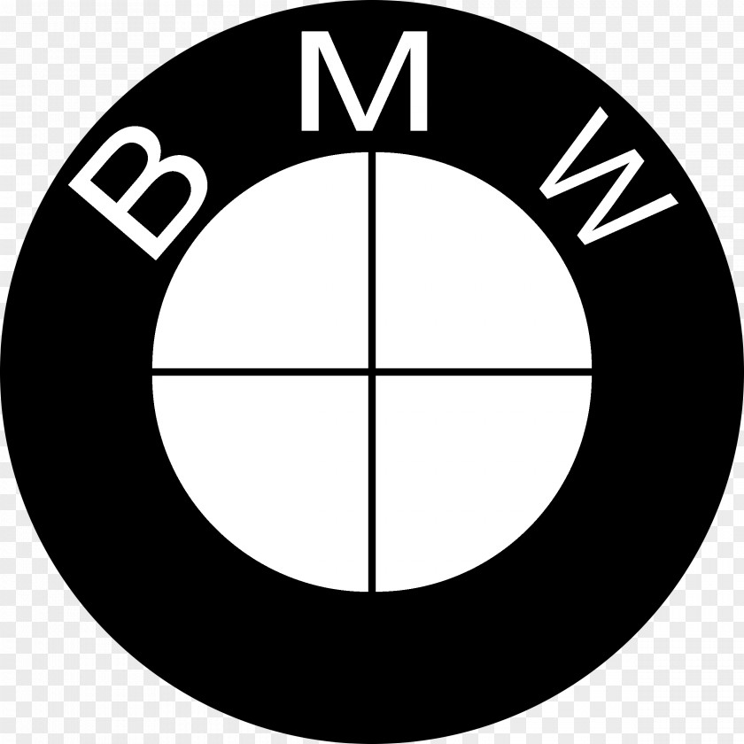 BMW Logo Black And White Car MINI Vector Graphics PNG