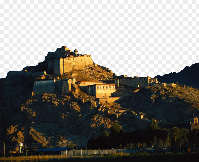 Gyangze Castle Hill Gyantse County Lhasa Tsaparang Guge PNG