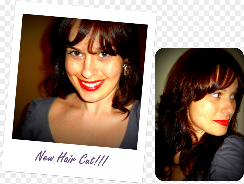 Hair Black Coloring Bangs Makeover PNG