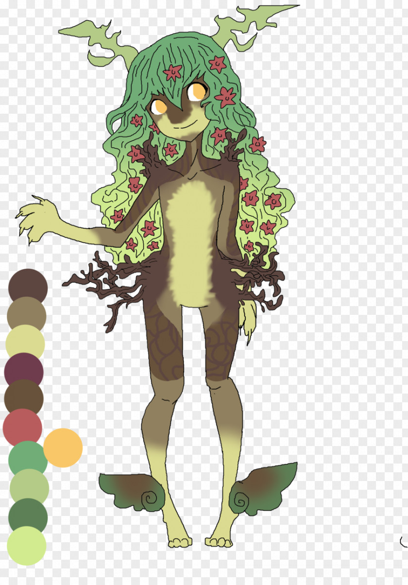 Mother Nature Tree Costume Design Cartoon Flowering Plant PNG