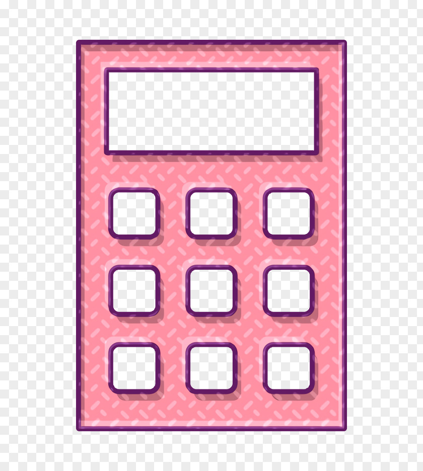 Office Equipment Digital Icon Business Calculator Device PNG