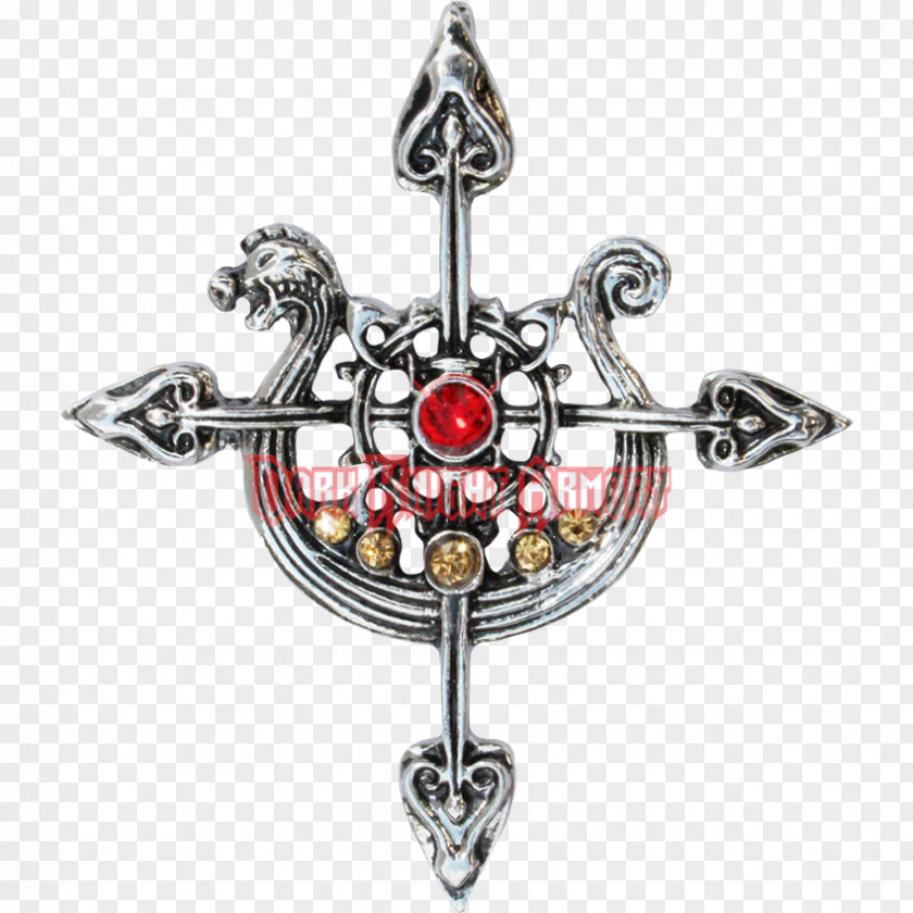 Viking Compass Charms & Pendants Amulet Jewellery Chain Necklace PNG