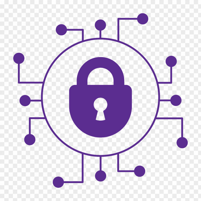 Cybersecurity Icon Computer Network Artificial Neural PNG