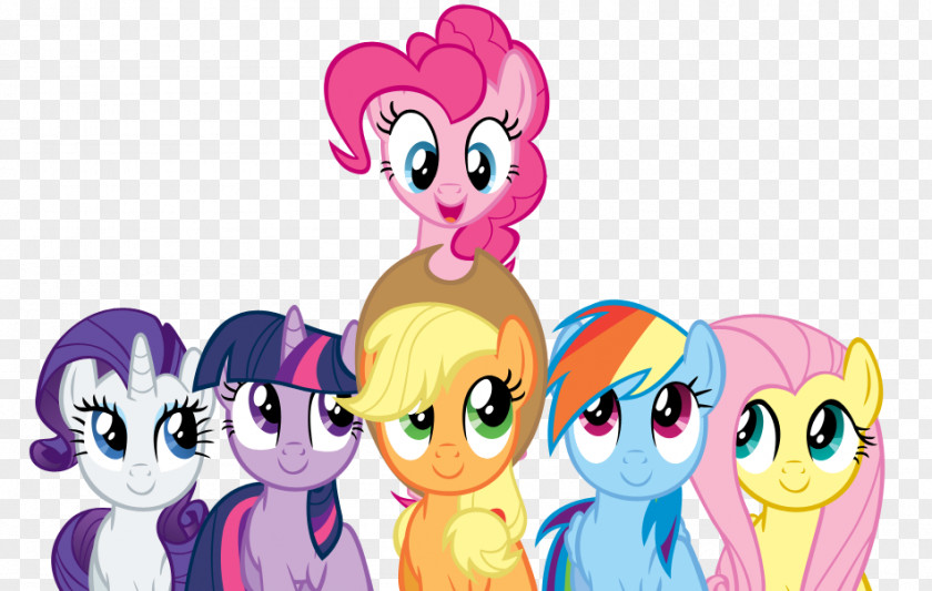 MY LITTLE PONY PARTY Twilight Sparkle Applejack Pinkie Pie Rarity Rainbow Dash PNG