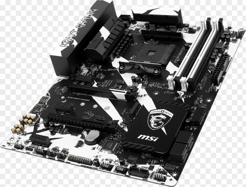 Socket AM4 MSI X370 KRAIT GAMING Motherboard PRO CARBON PNG