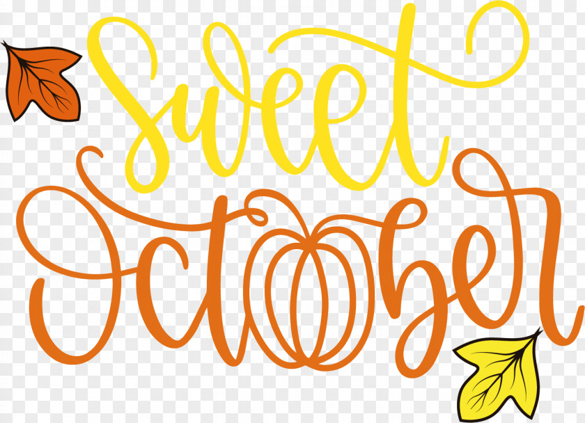 Sweet October October Autumn PNG