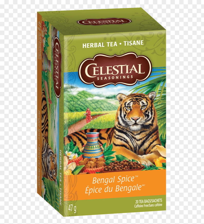 Tea Shop Brochure Celestial Seasonings Herbal Caffeine Free Bengal Spice PNG