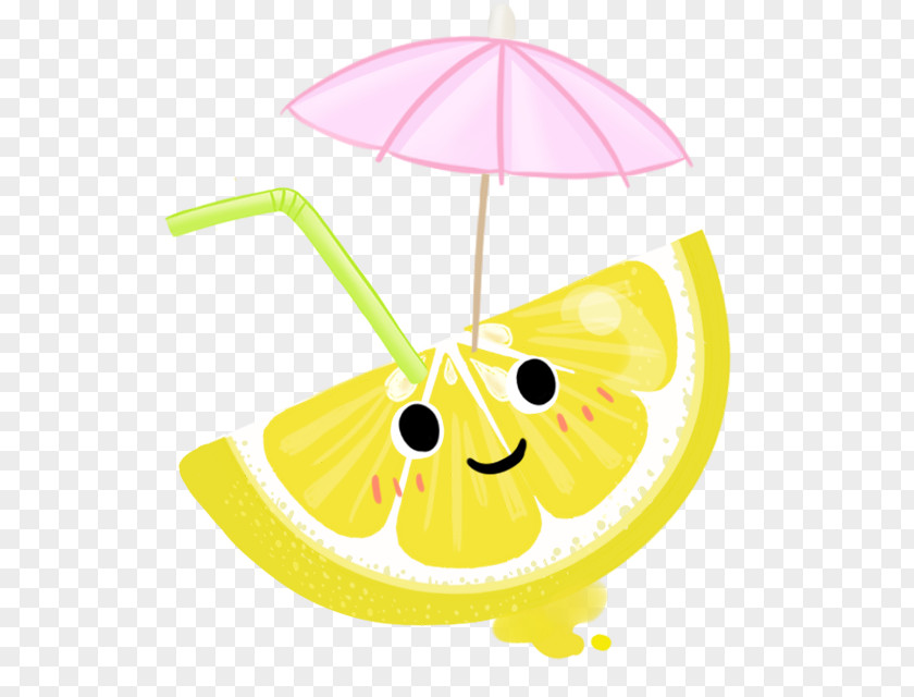 Cartoon Lemon Juice PNG
