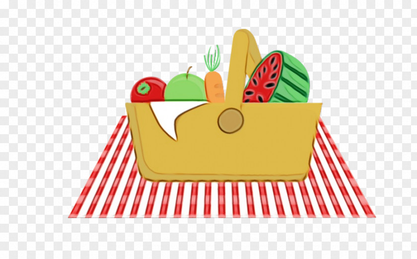 French Fries Picnic Basket PNG