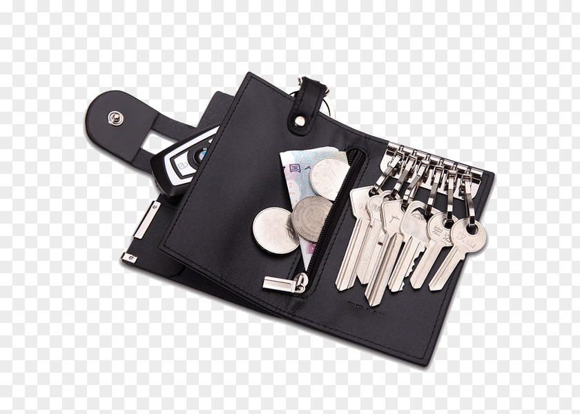 Leather Key Bag Keychain PNG