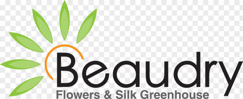 Silky Logo Font Beaudry Flowers Brand Product PNG