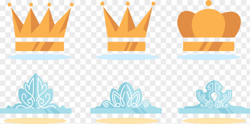 Vector Yellow Crown Beauty Pageant Clip Art PNG
