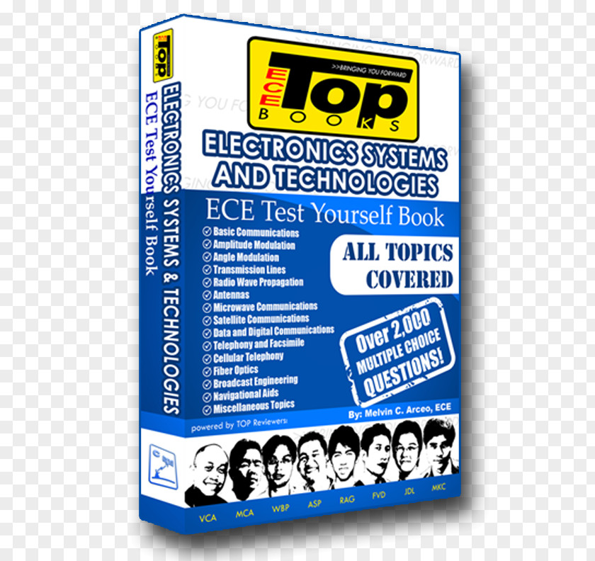 Book Top ECE Review Center Test PNG