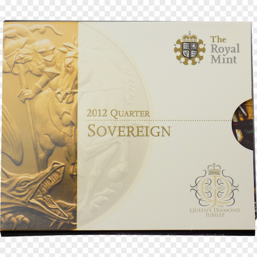 Coin Royal Mint Diamond Jubilee Of Elizabeth II Half Sovereign PNG